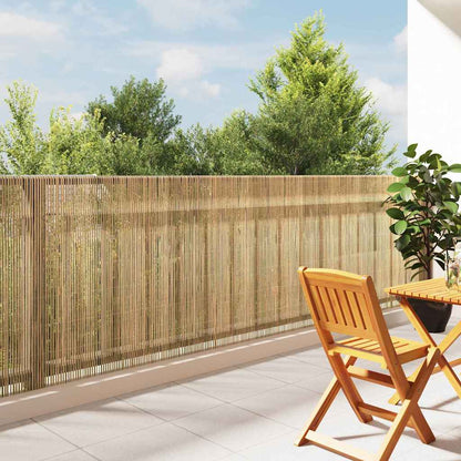 vidaXL Bambuszaun Braun 600 x 125 cm Bambus
