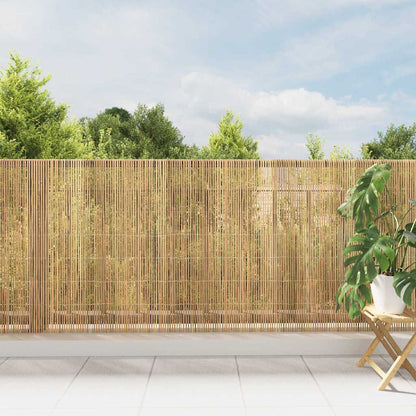vidaXL Bambuszaun Braun 600 x 125 cm Bambus