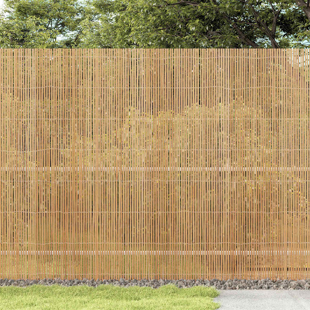 vidaXL Bambuszaun Natur 600 x 180 cm Bambus