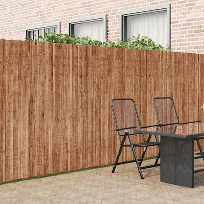 vidaXL Rindenzaun Braun 600 x 180 cm Rinde