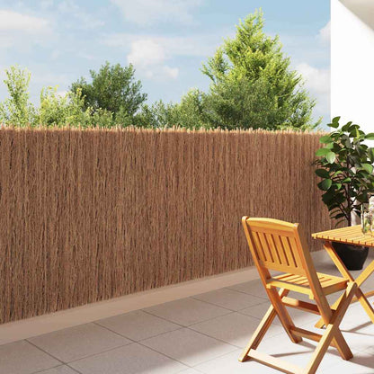 vidaXL Clôture en brande de bruyère marron 600 x 125 cm Brande