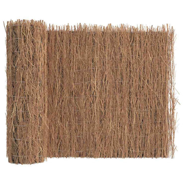 vidaXL Reisigmattenzaun Braun 600 x 125 cm Bast