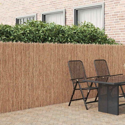vidaXL Reisigmattenzaun Braun 600 x 150 cm Bast