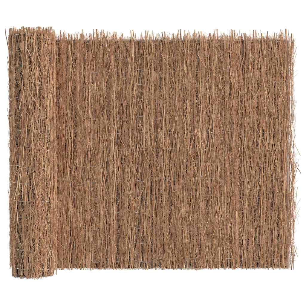 vidaXL Reisigmattenzaun Braun 600 x 150 cm Bast