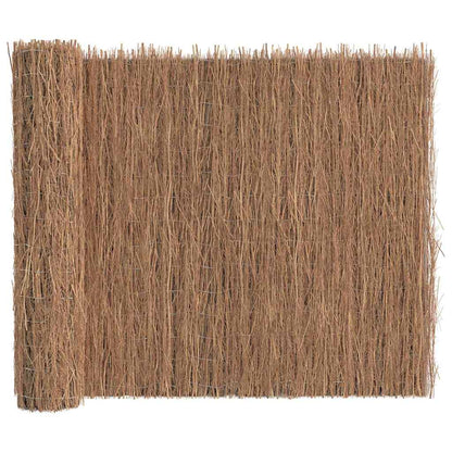vidaXL Reisigmattenzaun Braun 600 x 150 cm Bast