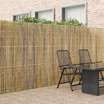 vidaXL Clôture en bambou naturelle 400 x 180 cm Bambou