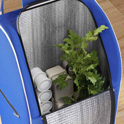 Einkaufswagen Blau 39,5 x 33 x 93 cm Oxford-stoff