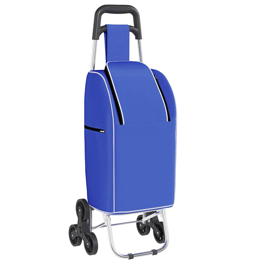 Einkaufswagen Blau 39,5 x 33 x 93 cm Oxford-stoff
