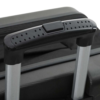 Koffer mit Schloss Dunkelgrau 50 x 30 x 76 cm ABS Kunststoff