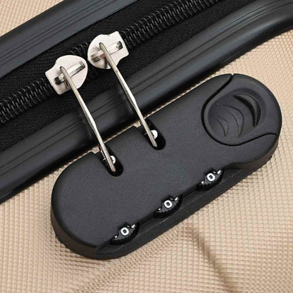 Koffer 3 pcs Champagner 50 x 31 x 78 cm ABS Kunststoff