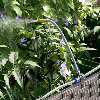 vidaXL Garten-Pflanzgefäß 4 pcs Braun Stahl