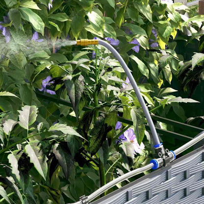 Garten-Pflanzgefäß 4 pcs Hellgrau Stahl