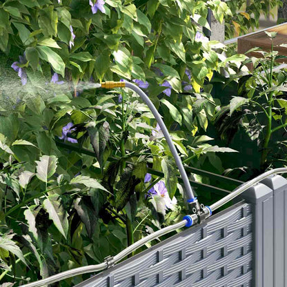 vidaXL Garten-Pflanzgefäß 3 pcs Hellgrau Stahl