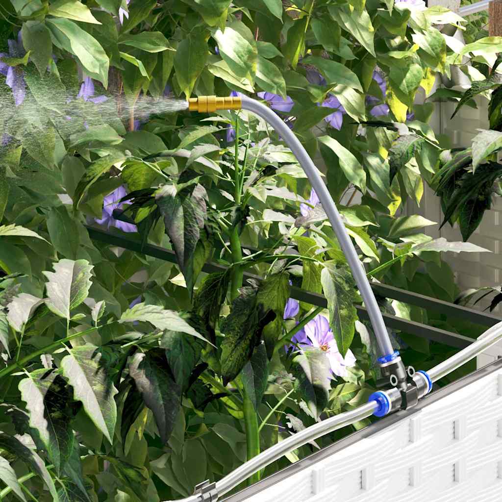 vidaXL Jardinière de jardin 3 pcs Acier blanc