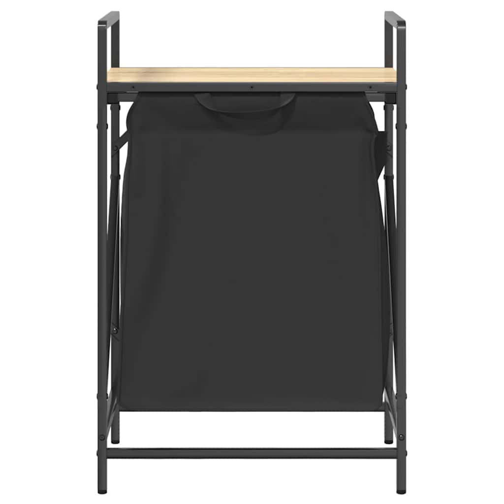 Wäschekorb 1 Fach mit Ablage Sonoma-Eiche