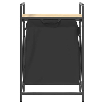 Wäschekorb 1 Fach mit Ablage Sonoma-Eiche