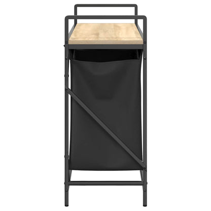 Wäschekorb 2 Fächer mit Ablage Sonoma-Eiche