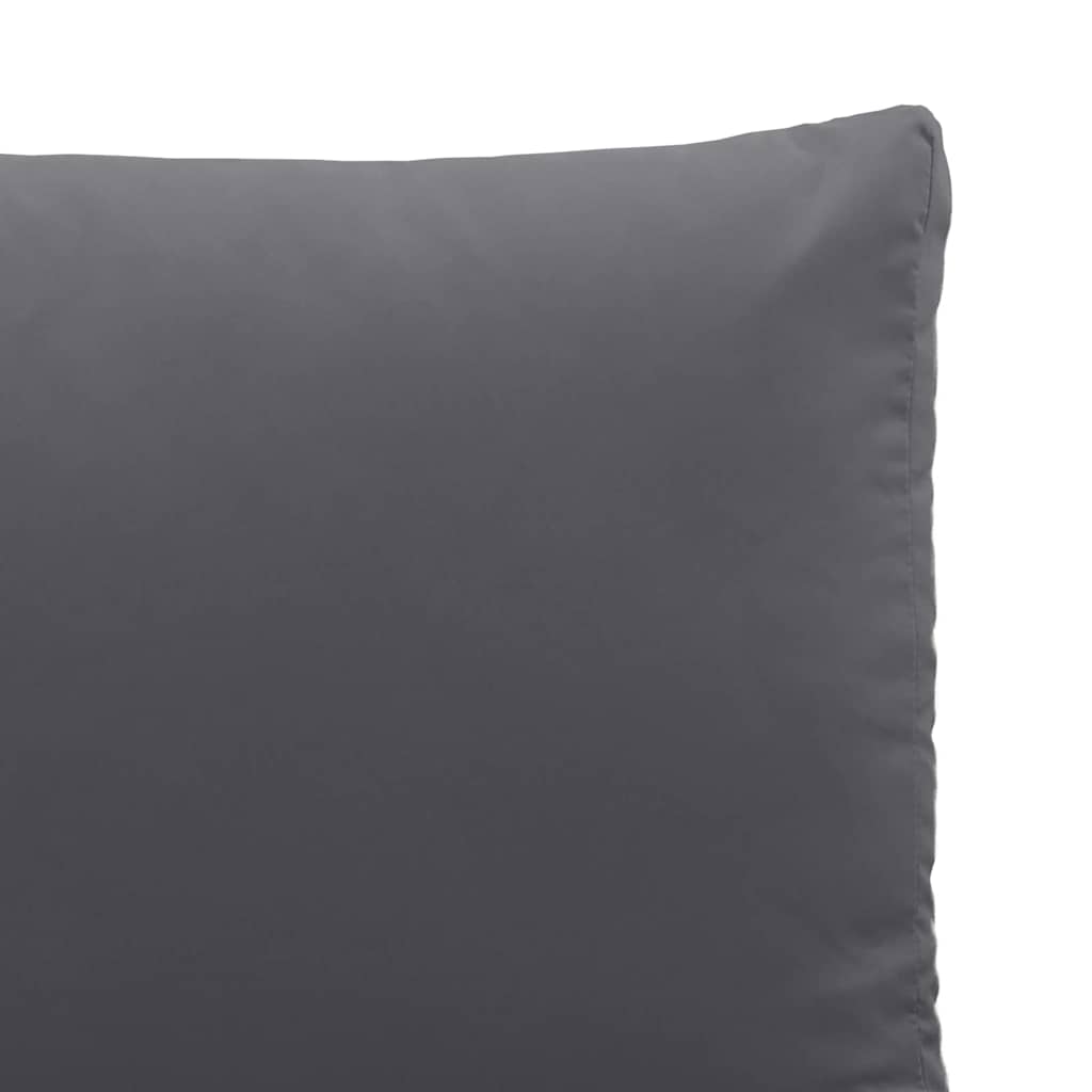 Garten-Sofa mit Kissen Anthrazit 200,5 x 70 x 85,5 cm Stahl