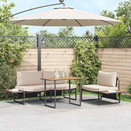 vidaXL Table de jardin Marron 100 x 55 x 70 cm Bois