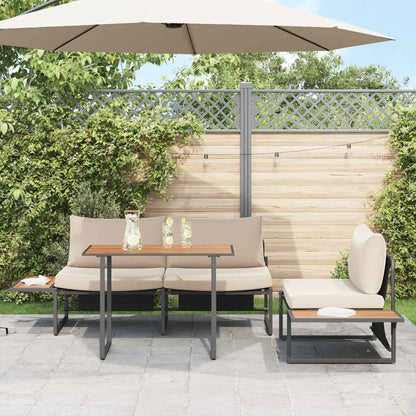 vidaXL Table de jardin Marron 100 x 55 x 70 cm Bois