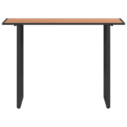 vidaXL Table de jardin Marron 100 x 55 x 70 cm Bois