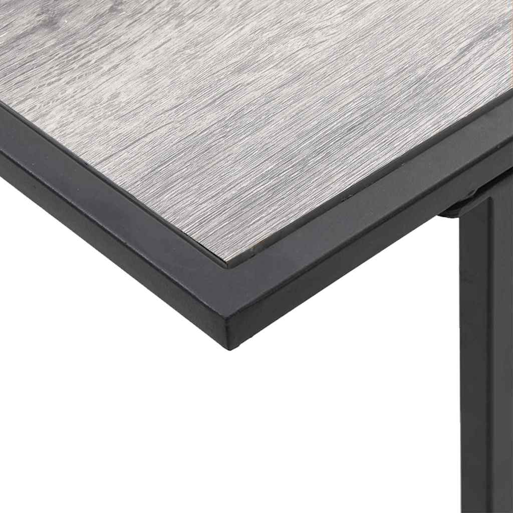 vidaXL Table de jardin Gris 100 x 55 x 70 cm Bois