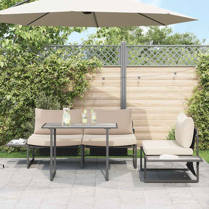 vidaXL Table de jardin Gris 100 x 55 x 70 cm Bois