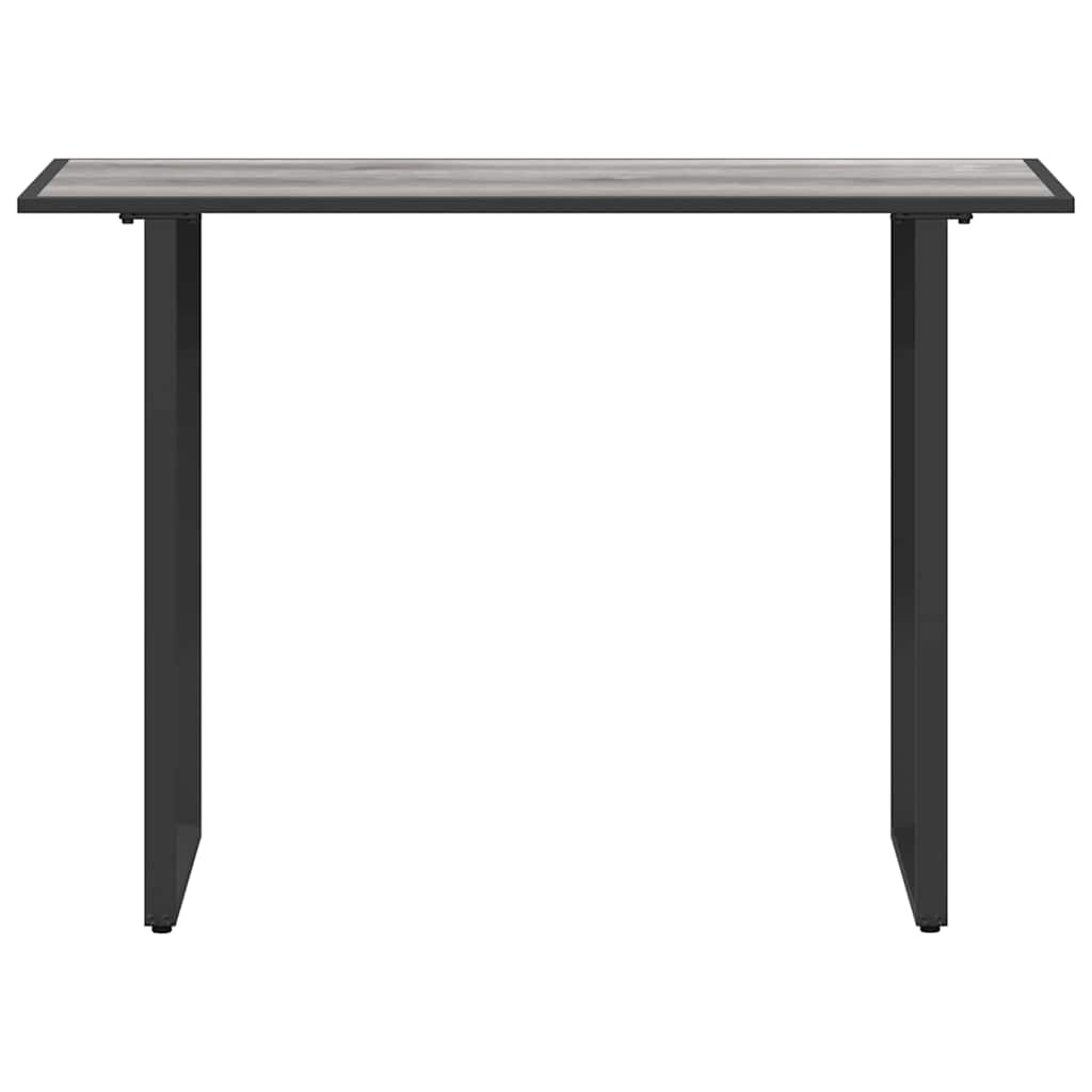 vidaXL Table de jardin Gris 100 x 55 x 70 cm Bois