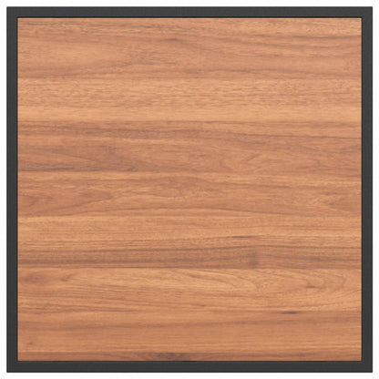 Couchtisch Schwarz und Braun 55 x 55 x 35 cm