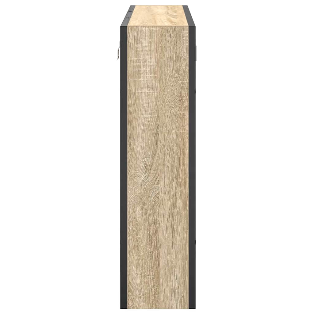 Spiegelschrank Sonoma-Eiche 60 x 16 x 60 cm Holzwerkstoff