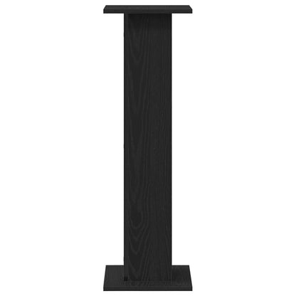 Lautsprecherständer 2 pcs Schwarz Eichen-Optik 30 x 30 x 95 cm