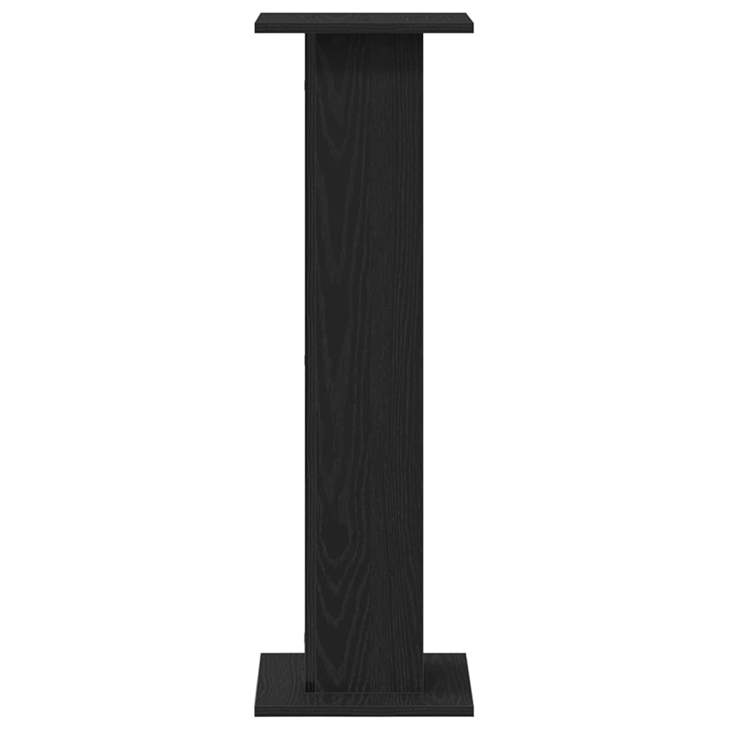 Lautsprecherständer 2 pcs Schwarz Eichen-Optik 30 x 30 x 95 cm