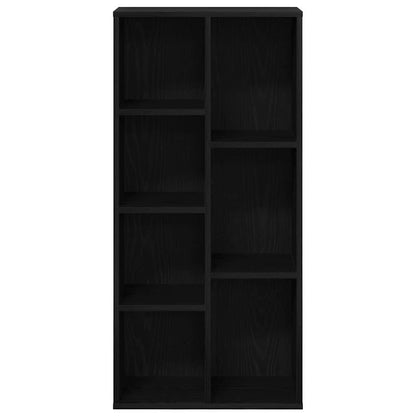vidaXL Bücherregal Schwarz Eichen-Optik 50 x 25 x 102 cm