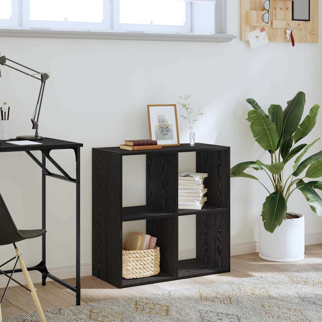 Bücherregal Schwarze Eiche 68,5 x 32 x 68,5 cm Holzwerkstoff