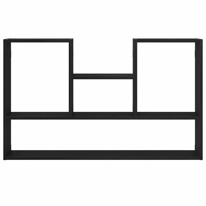 vidaXL Wandregal Schwarz Eichen-Optik 99x15x60 cm Holzwerkstoff