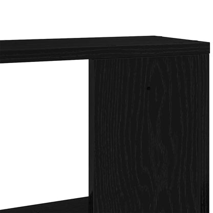 vidaXL Wandregale 2 Stk. Schwarz Eichen-Optik 50x12x50cm Holzwerkstoff