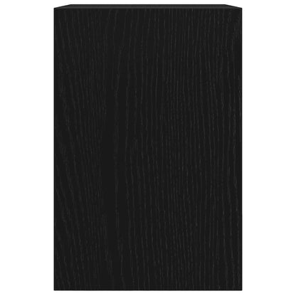 Monitorständer mit Schreibtisch-Organizer Schwarz Eichen-Optik