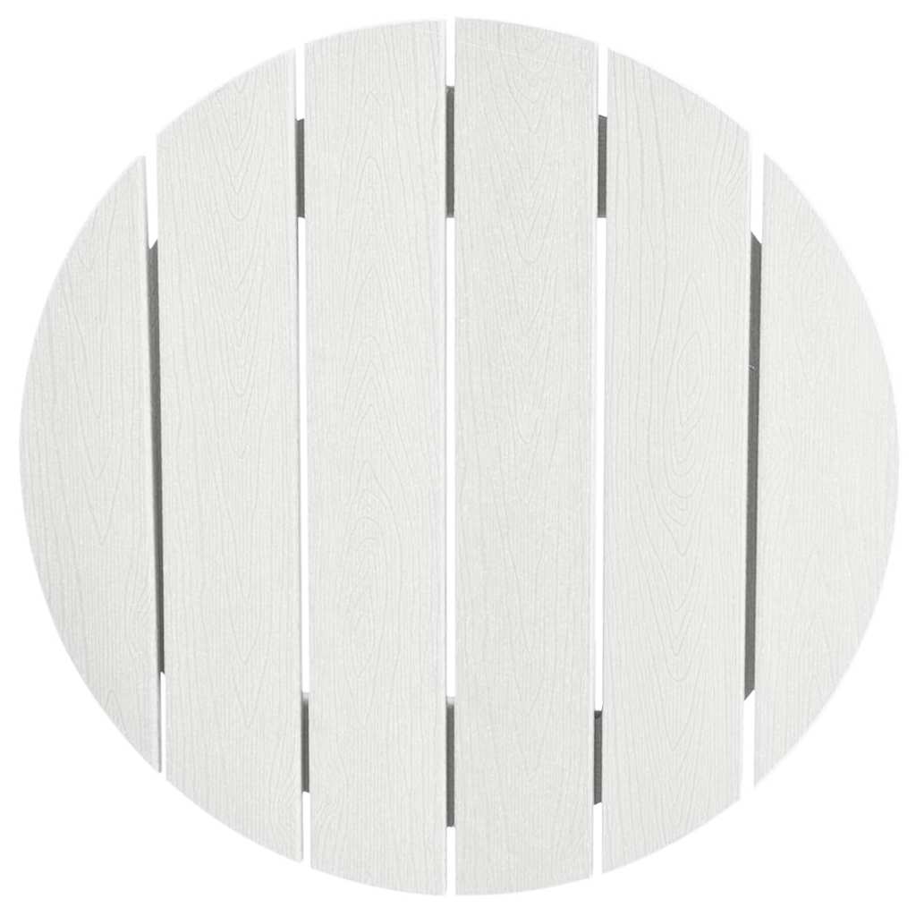 Bartisch Weiß 55 x 55 x 107 cm Polyethylen