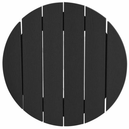 Bartisch Schwarz 55 x 55 x 107 cm Polyethylen