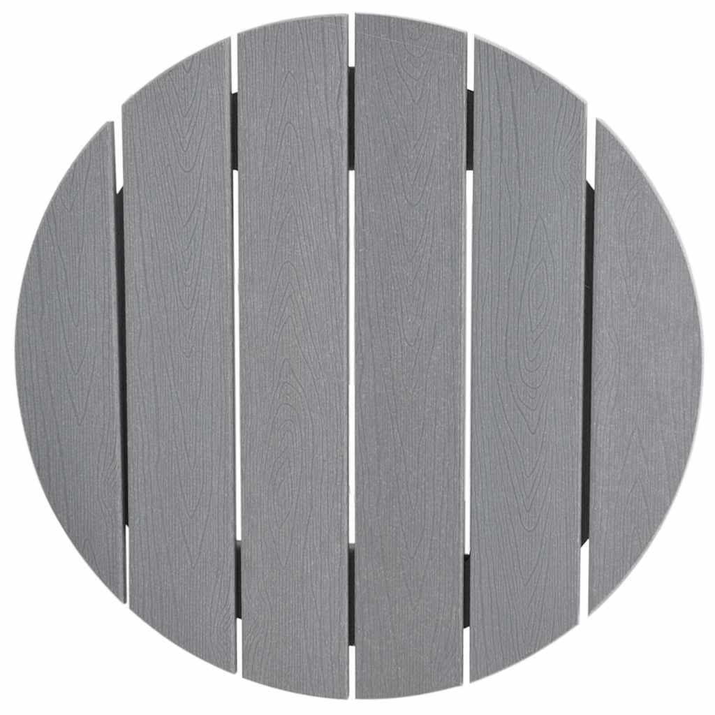 Bartisch Hellgrau 55 x 55 x 107 cm Polyethylen