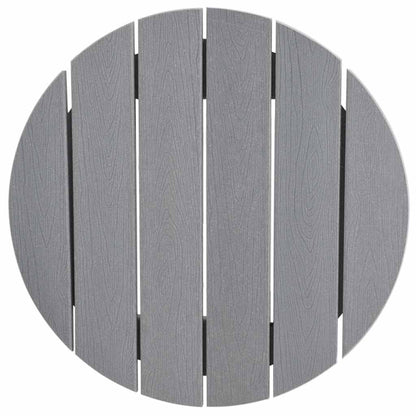 Bartisch Hellgrau 55 x 55 x 107 cm Polyethylen