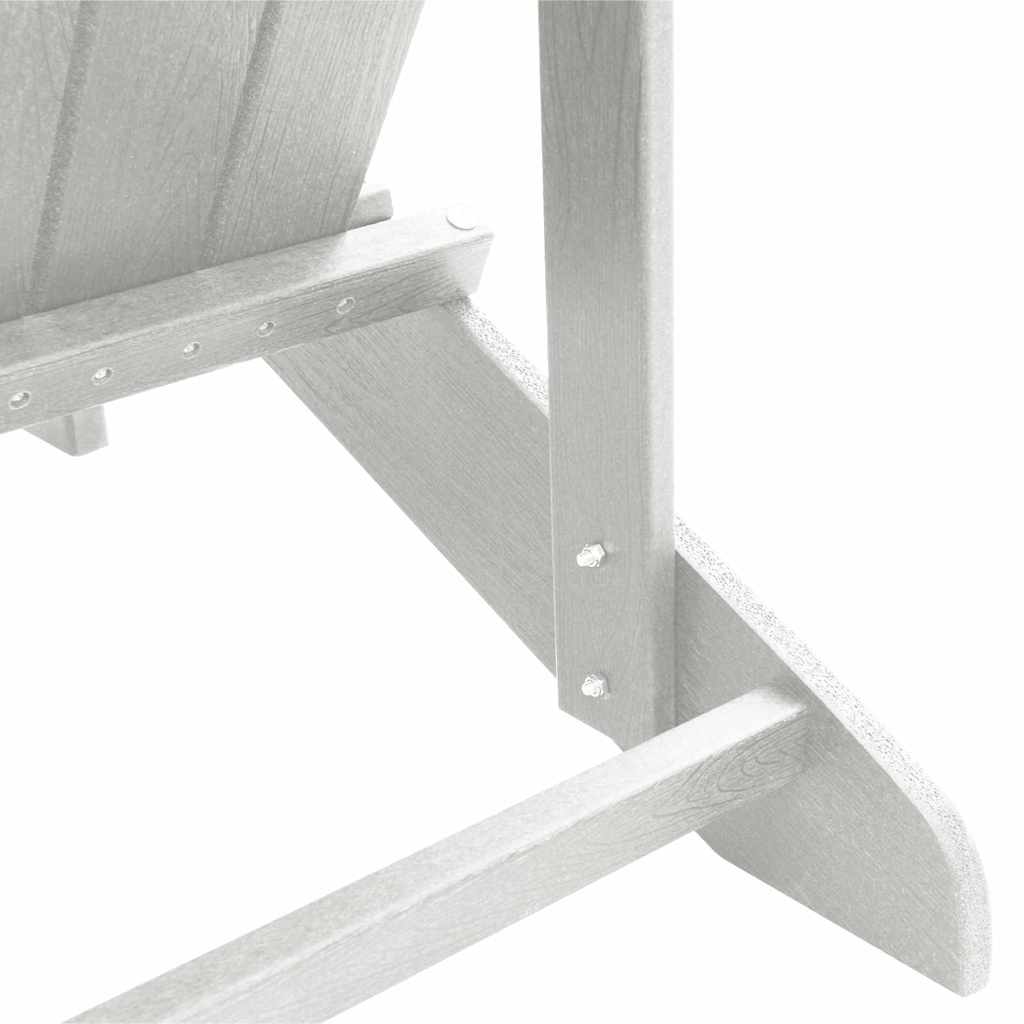vidaXL Adirondack-Stuhl Weiß 82 x 74 x 92 cm HDPE
