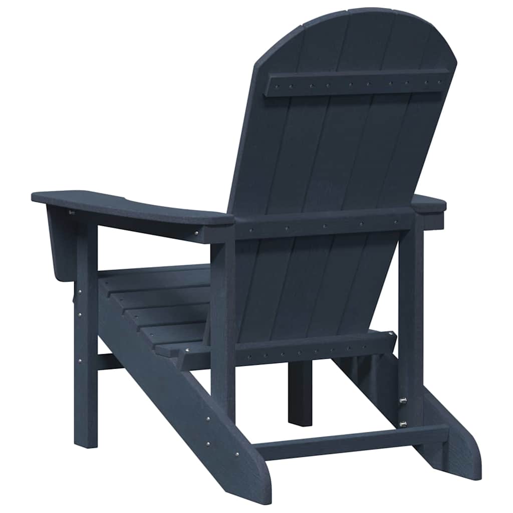 vidaXL Adirondack-Stuhl Marineblau 82 x 74 x 92 cm HDPE
