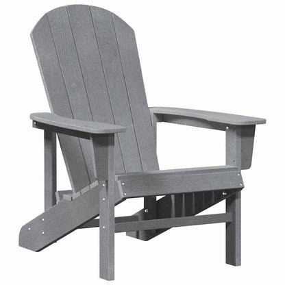Adirondack-Stuhl Hellgrau 82 x 74 x 92 cm HDPE