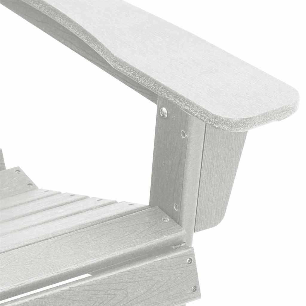 vidaXL Adirondack-Stuhl Weiß 82 x 74 x 92 cm HDPE