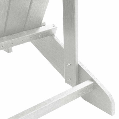 vidaXL Adirondack-Stuhl Weiß 82 x 74 x 92 cm HDPE