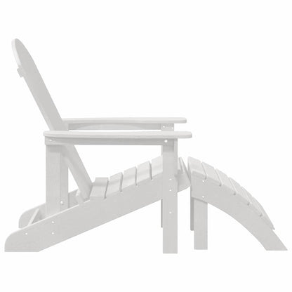 vidaXL Adirondack-Stuhl Weiß 82 x 74 x 92 cm HDPE