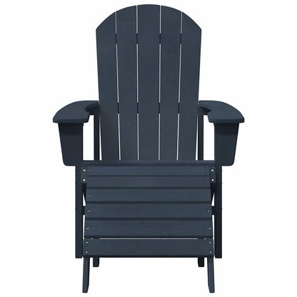Adirondack-Stuhl Marineblau 82 x 74 x 92 cm HDPE