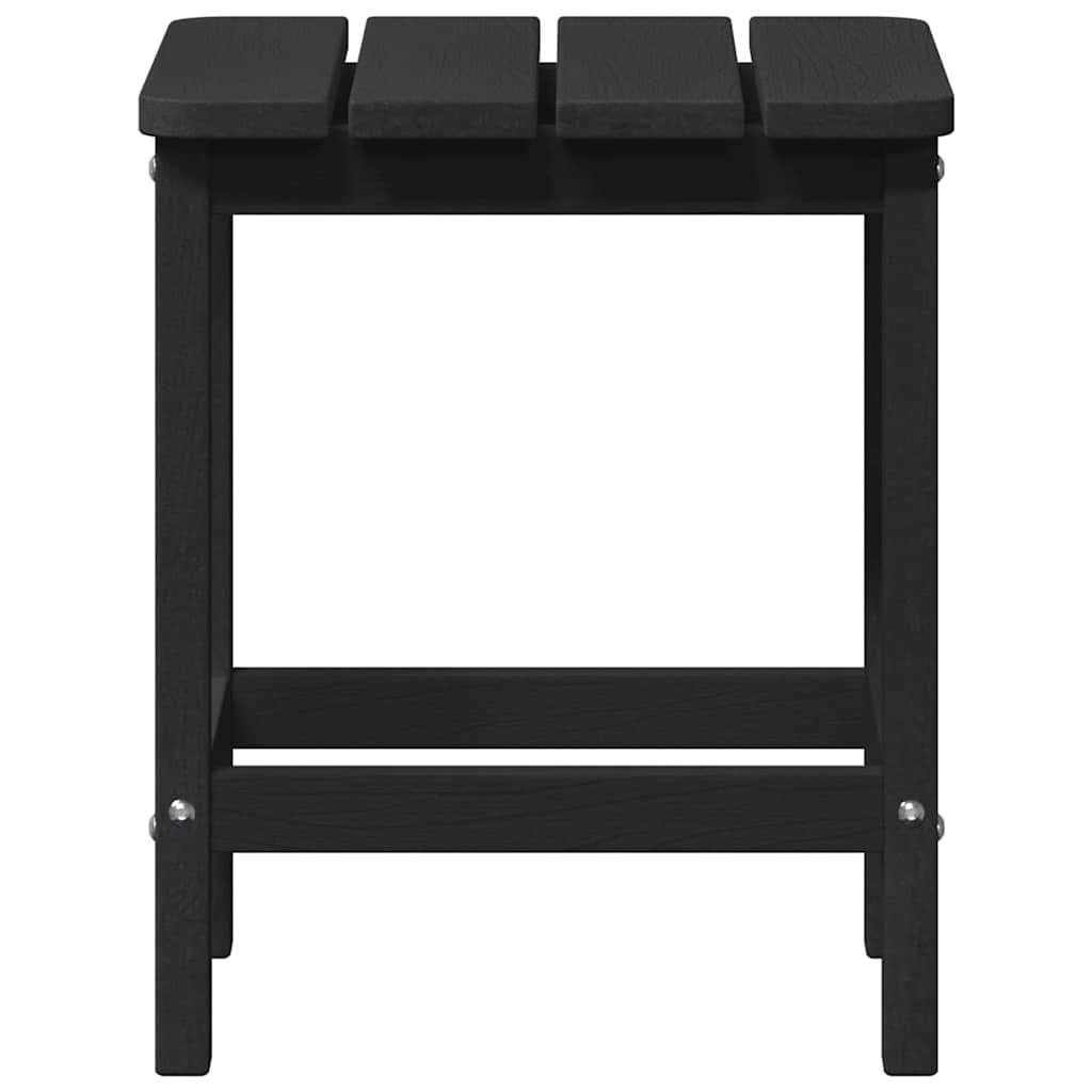 vidaXL Beistelltisch Schwarz 38 x 38 x 46 cm Polyethylen