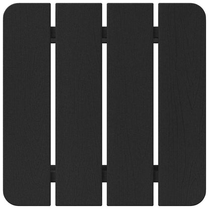 vidaXL Beistelltisch Schwarz 38 x 38 x 46 cm Polyethylen